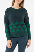 Load image into Gallery viewer, Jump Triangle Intarsia Pullover
