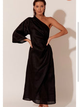 Load image into Gallery viewer, Adorne Eva Linen Asymmetric Dress
