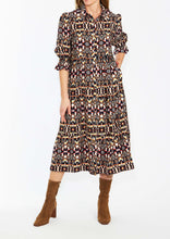 Load image into Gallery viewer, Ping Pong Batik Print Dress
