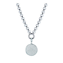 Load image into Gallery viewer, Necklace Silver Cosmos Pendant
